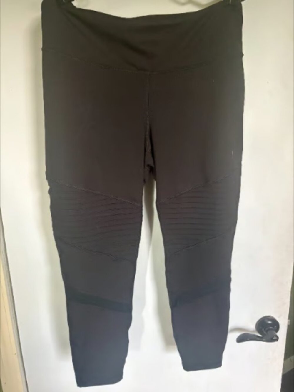 Old Navy Women's Black Active Go Dry Yoga Leggings Moto High Rise